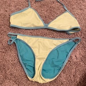 American eagle bikini size medium bottom large top